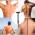 Rückenrasierer mit 2 Ersatzklingen- Rückenhaare selber entfernen mit langem Griff - Behaarten Rücken rasieren mit extrabreiter Klinge 14.4 Zoll bis zu 19.5 Zoll verstellbar– Gründliche Rückenenthaarung durch hochwertige Edelstahl Rasierklingen (Verstellbarer Rückenrasierer) - 3